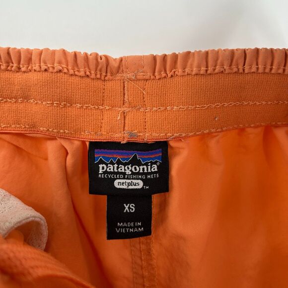 PATAGONIA Mens Orange Baggies 5" Inseam Swim Shorts Trunks Beach Outdoor Size XS - Picture 4 of 4